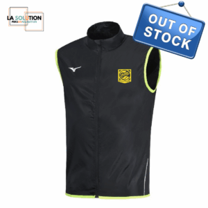 AS Caluire - Coupe-vent sans manches noir mixte