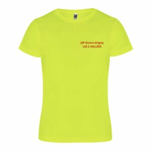 JSP Givors Grigny - Tee Shirt jaune fluo homme