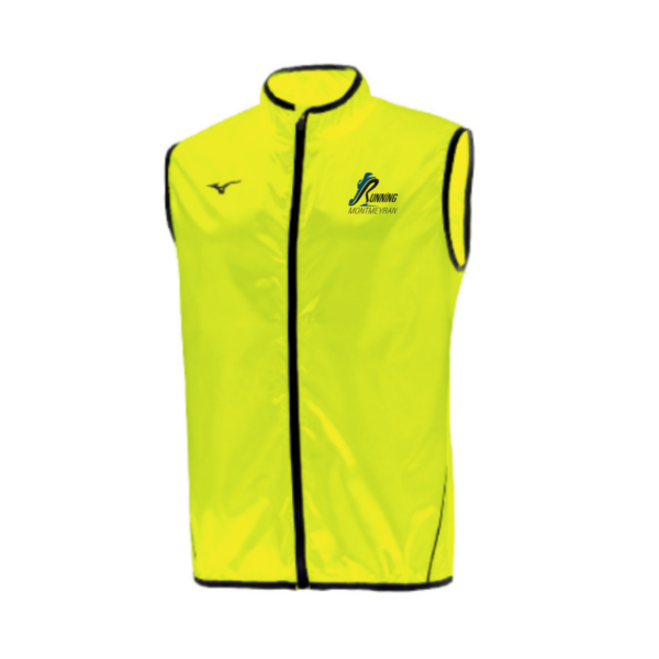 RM- Coupe-vent sans manches jaune fluo mixte