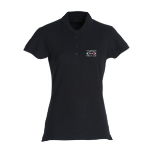 TMC - Polo Femme Noir Brodé