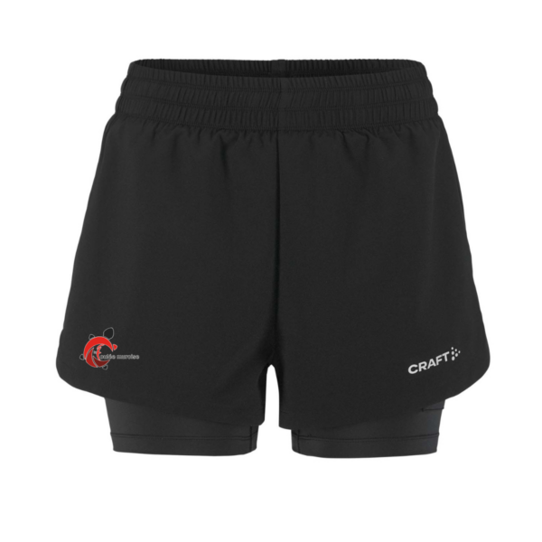 LFM- Short Cuissard femme noir