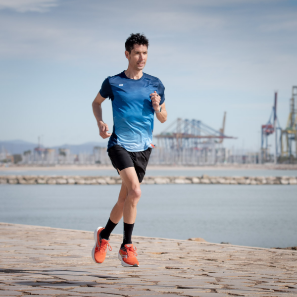 Running- Tee-shirt Manche Courte Homme Bleu 3 – Image 4