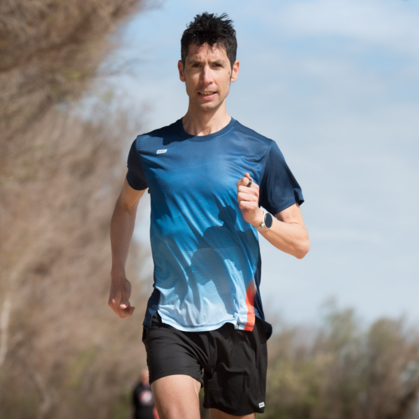 Running- Tee-shirt Manche Courte Homme Bleu 3 – Image 5