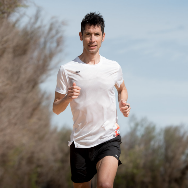 Running- Tee-shirt Manche Courte Homme Blanc 3 – Image 2
