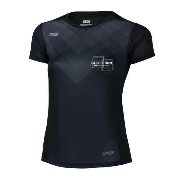 Running- Tee-shirt Manche Courte Femme Noir 3
