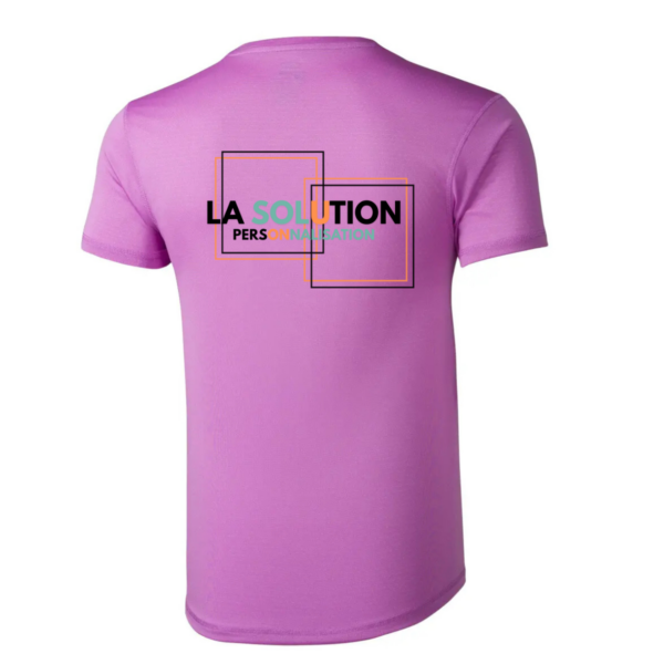 Running- Tee-shirt Manche Courte Homme Violet 3 – Image 3