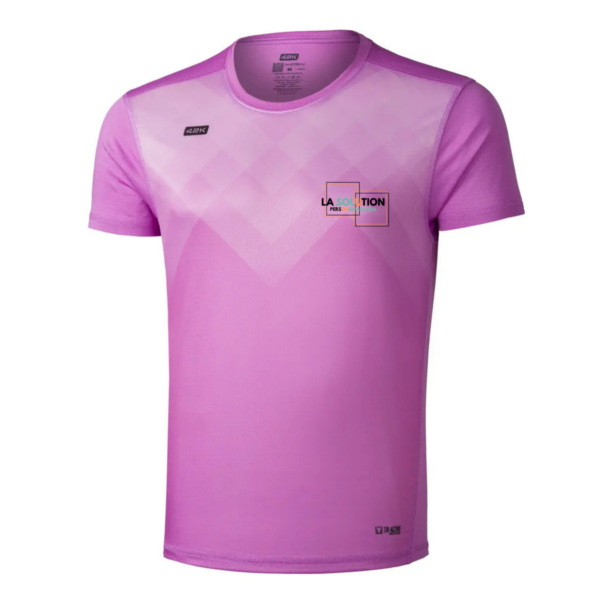 Running- Tee-shirt Manche Courte Homme Violet 3