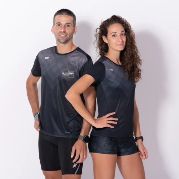 Running- Tee-shirt Manche Courte Homme Noir 3 – Image 2
