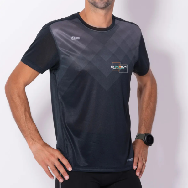 Running- Tee-shirt Manche Courte Homme Noir 3 – Image 4