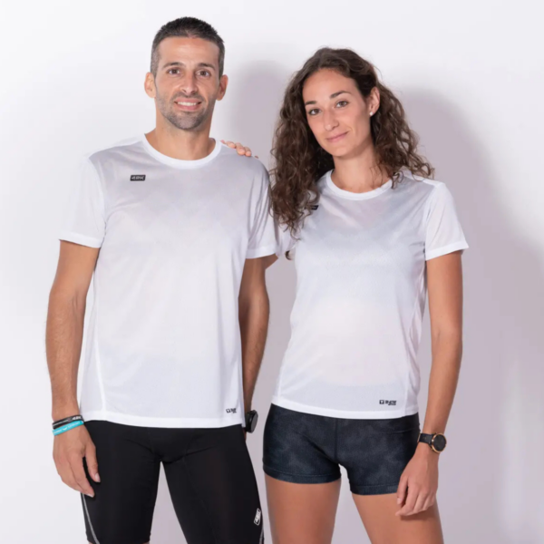 Running- Tee-shirt Manche Courte Homme Blanc 3 – Image 2