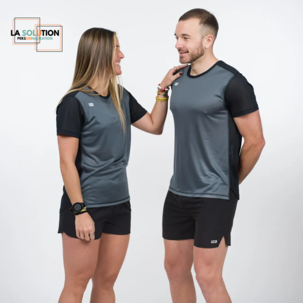 Running- Tee-shirt Manche Courte Noir 4 – Image 10