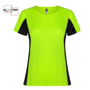 Running- Tee-shirt Manche Courte Vert Noir  6