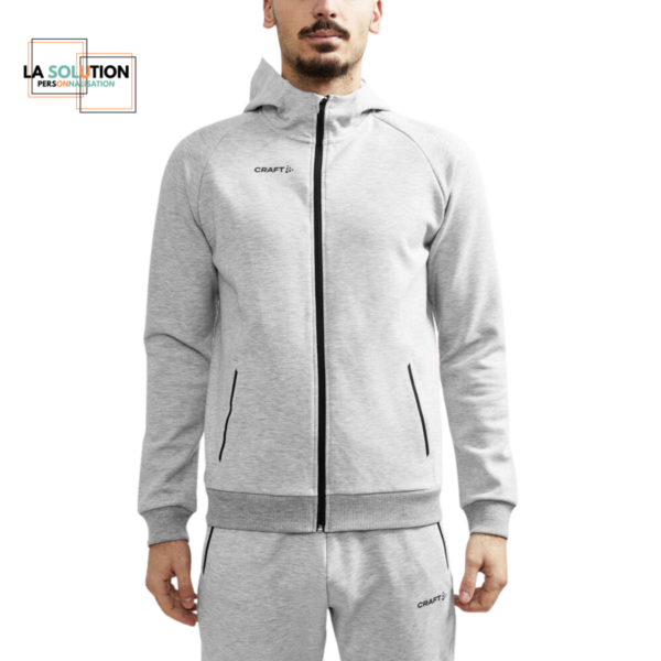 Sporstwear - Veste ADV Zipée à Capuche Coton Homme – Image 4