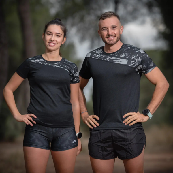 Running- Tee-shirt Manche Courte Noir 7 – Image 4