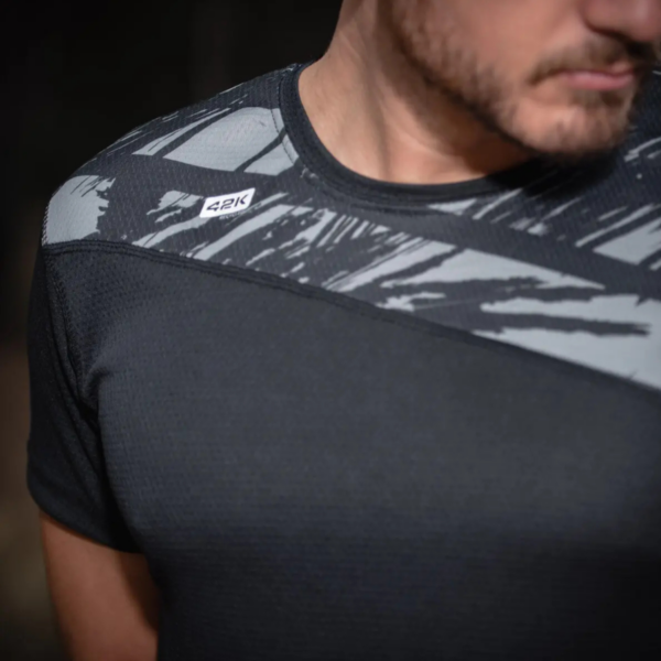 Running- Tee-shirt Manche Courte Noir 7 – Image 5
