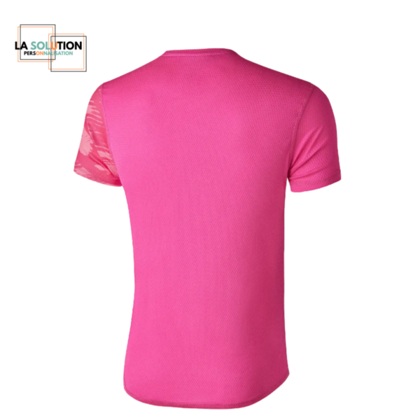 Running- Tee-shirt Manche Courte Rose 7 – Image 2