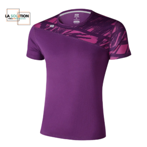 Running- Tee-shirt Manche Courte Violet 7