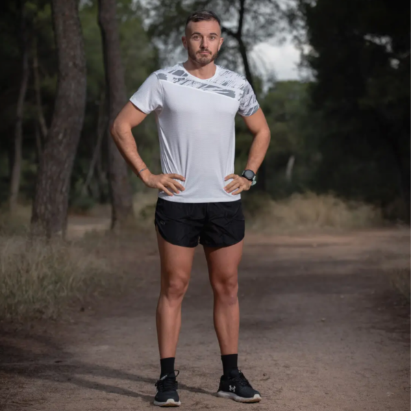 Running- Tee-shirt Manche Courte Blanc 7 – Image 4