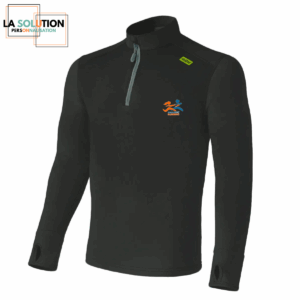 SPR -Tee-Shirt Manche Longue technique unisexe Noir