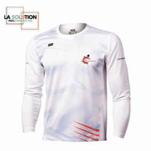 LFM -T-shirt running manches longues Blanc