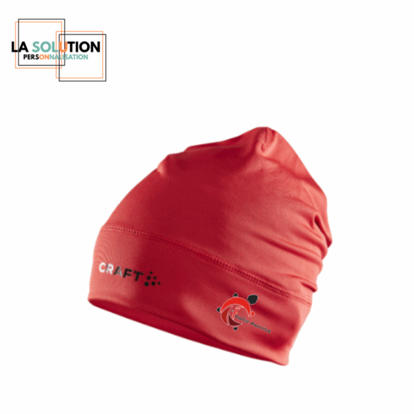 LFM -Bonnet de Running Craft Rouge, Blanc, Noir – Image 2