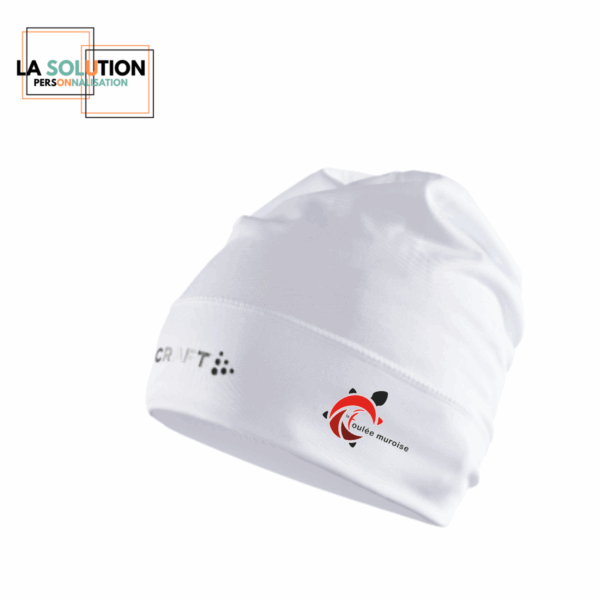 LFM -Bonnet de Running Craft Rouge, Blanc, Noir – Image 3
