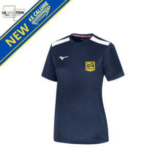 AS Caluire - Maillot manches courtes bleu marine femme New