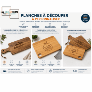 Accessoires- Planche à découper Personnalisable