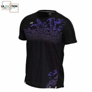 Running- Tee-shirt Manche Courte Ganpea Noir / Violet